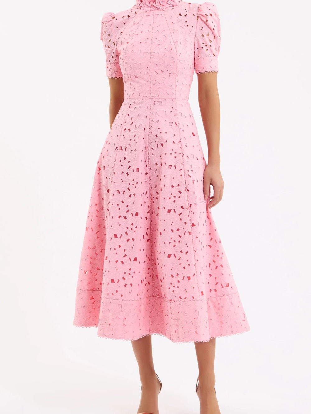Rebecca Vallance Kitsu Short Sleeve Midi Dress